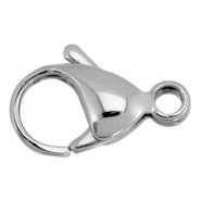 Mosquetón de acero inox 10mm plata (acero inox)