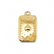 BY31® Colgantes Acero Inox carta de picas Dorado