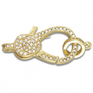 Metal TQ latón mosquetón Dorado