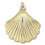 Metal TQ lat&oacute;n colgante conchas Dorado