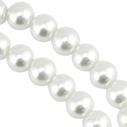 Perlas de cristal 12mm Blanco