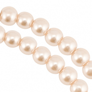 Perlas de cristal 4mm Beige claro