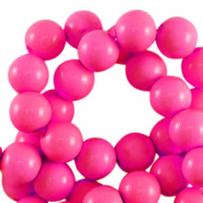 Abalorios acrílicos 4 mm brillante Rosa fucsia