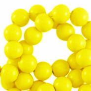 Abalorios acrílicos 4 mm brillante Amarillo