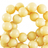 Abalorios acrílicos 4 mm brillante Narcisco amarillo