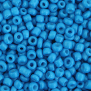 Rocalla cristal 8/0 (3mm) Azul palacio