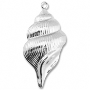 Colgantes Acero Inox bocina Plateado