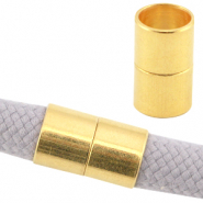Cierre magnético metálico DQ Ø10mm Dorado