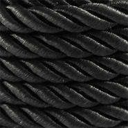 Cordón trendy espiral 10mm Negro