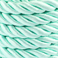 Cordón trendy espiral 10mm Turquesa claro