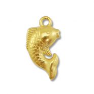 Colgantes Acero Inox pez Dorado