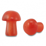 Piedra naturales vidrio seta Rojo coral