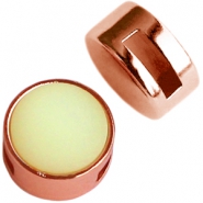 Correderás metálica DQ Cuoio con engaste para 12mm cabuchón Oro rosado