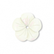 Abalorios conchas flor Blancuzco