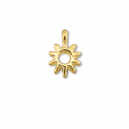 Colgantes met&aacute;licos DQ sol Dorado (sin n&iacute;quel)