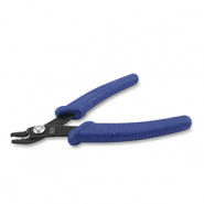 Beadalon alicate de prensado para chafas Azul-negro