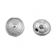 Abalorios Acero Inox redondos Plateado