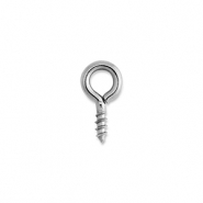 Fornituras Acero Inox perno con anilla Plateado