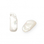 BQ Perlas de agua dulce Blanco natural
