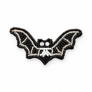 Broches murciélago Negro