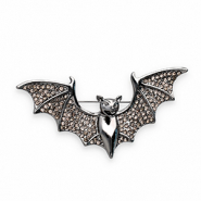 Broches murciélago Gris
