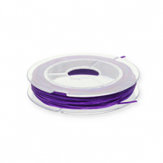 Hilo para enfilado el&aacute;stico 0.8mm P&uacute;rpura