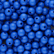 Abalorios acrílicos 6 mm brillante Azul