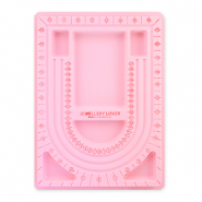 BY31® tablero de enfilado de joyas Rosado 8+2