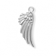 Colgantes Acero Inox ala Plateado