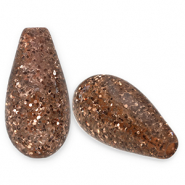Abalorios Polaris Elements gota Paipo Marrón