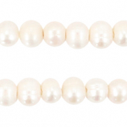 BQ Perlas de agua dulce redondas 5-6mm Ivoire