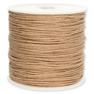 Cordón encerado 1mm Beige arena