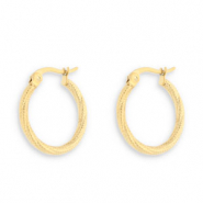 Pendientes Acero Inox criolla Dorado
