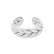 Anillos Acero Inox Plateado