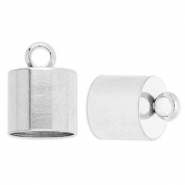 Fornituras acero inox terminal Ø10mm con anilla Plateado
