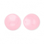 Abalorios acr&iacute;licos 12 mm redondos Rosa-m&aacute;rmol