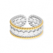 Anillos Acero Inox Plateado-dorado