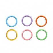 Fornituras metálicas DQ® anillo 10mm Multicolor