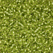Rocalla Miyuki 11/0 Chartreuse Silver Lined 11-0014