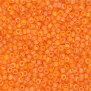 Rocalla Miyuki 11/0 Matted Transparent Orange AB 11-0138FR