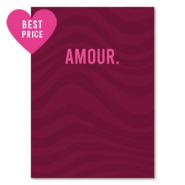 Tarjetas para joyer&iacute;a "amour" Rojo