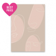 Tarjetas para joyería caras Rosa claro-rosa