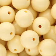 DQ Abalorios acrílicos 18 mm brillante Pastel yellow 11-0616 TPG
