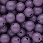 DQ Abalorios acrílicos 12 mm brillante Purple haze 18-3718 TCX