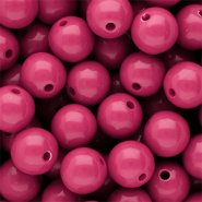 DQ Abalorios acrílicos 12 mm brillante Rose violet 17-2624 TCX