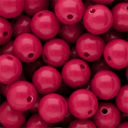 DQ Abalorios acrílicos 12 mm brillante Fuchsia 17-2031 TCX