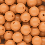 DQ Abalorios acrílicos 12 mm brillante Chamois orange 15-1145 TCX