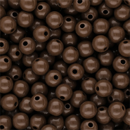 DQ Abalorios acrílicos 10 mm brillante Cappuccino brown 19-1220 TCX