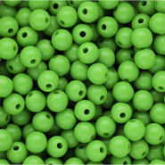 DQ Abalorios acrílicos 10 mm brillante Vibrant green 16-6339 TCX
