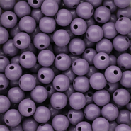 DQ Abalorios acrílicos 10 mm brillante Purple haze 18-3718 TCX